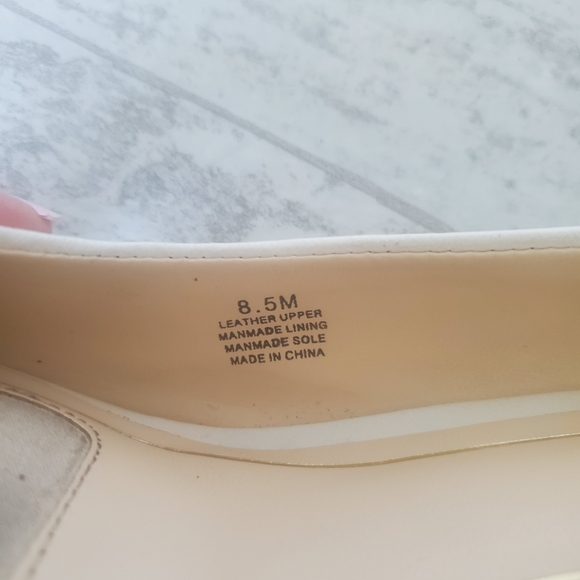 Alex Marie White Wedge Espadrilles Sandals Size 8.5 - Picture 6 of 7